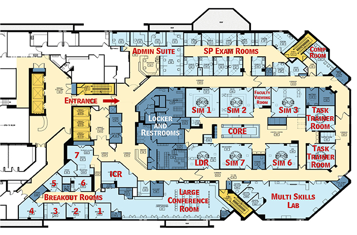 Floor Plan Simulation at Penn Medicine